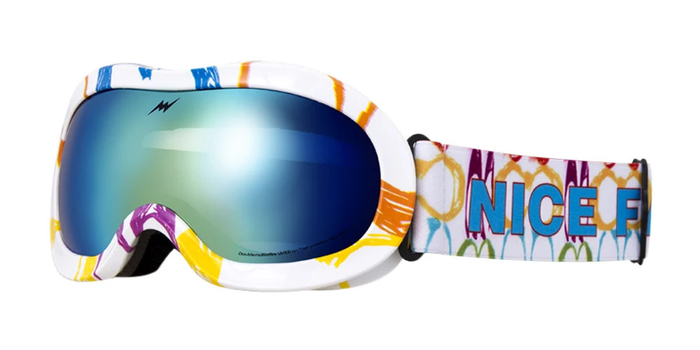 Matrix Louis C21 Prescription Ski And Snowboard Goggles For Kids - Dual Layer Anti Fog Lenses - Impact Resistance And UV Blocking Snow Glasses