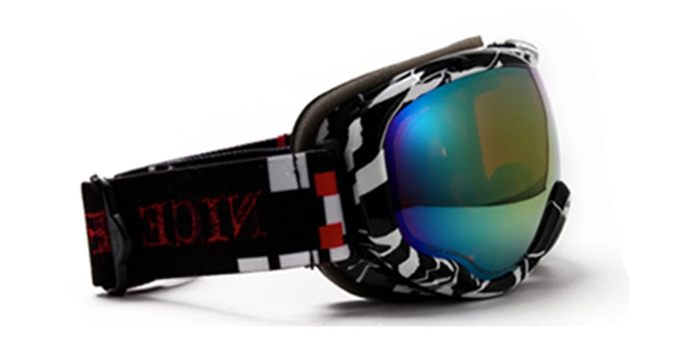 Matrix Anvik Prescription Ski And Snowboard Goggles Black White - Dual Layer Anti Fog Lenses - Impact Resistance And UV Blocking Snow Glasses - Image 3