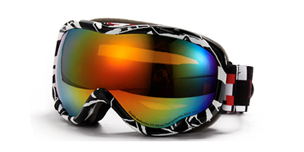 Matrix Anvik Prescription Ski And Snowboard Goggles Black White - Dual Layer Anti Fog Lenses - Impact Resistance And UV Blocking Snow Glasses - Image 2