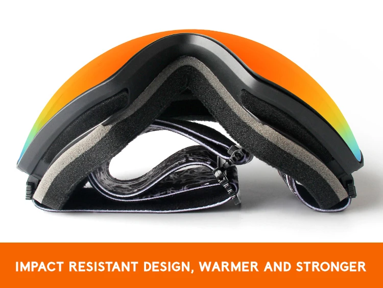 Matrix Fernie Prescription Ski And Snowboard Goggles Rainbow - Dual Layer Anti Fog Lenses - Impact Resistance And UV Blocking Snow Glasses - Image 3