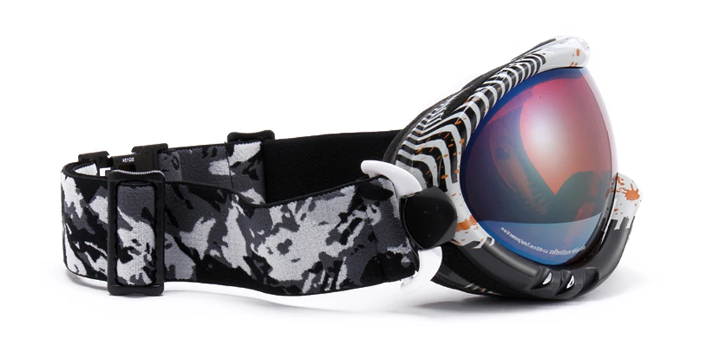 Matrix Bromont Prescription Ski And Snowboard Goggles Black - Dual Layer Anti Fog Lenses - Impact Resistance And UV Blocking Snow Glasses - Image 2