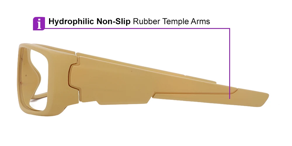 Fusion Amarillo Prescription Safety Glasses Almond -- ANSI Z87.1 Rated - Image 11