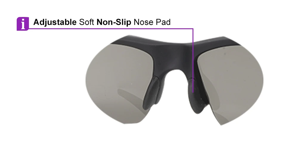 Matrix D2 Prescription Safety Sports Sunglasses - Rx Sports Sunglasses For Men's And Women's Sunglasses, Motorcycle Sunglasses - Image 12