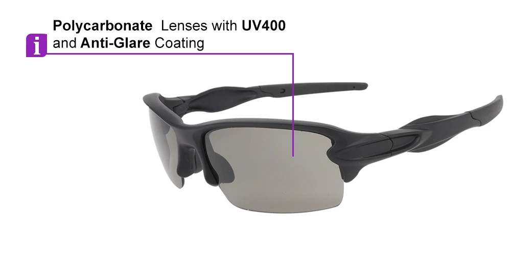 Matrix D2 Prescription Safety Sports Sunglasses - Rx Sports Sunglasses For Men's And Women's Sunglasses, Motorcycle Sunglasses - Image 8