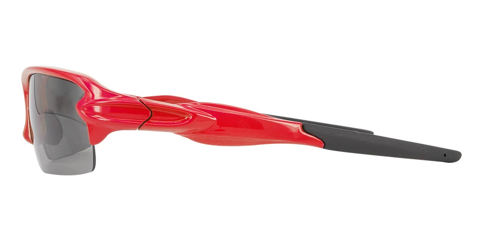 Matrix S713 Prescription Safety Sports Sunglasses Red - Running, Cycling Or Baseball Glasses - Image 4