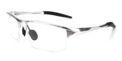 Roxboro Prescription Safety & Sports Glasses Silver - Super Light Aluminum Eyewear