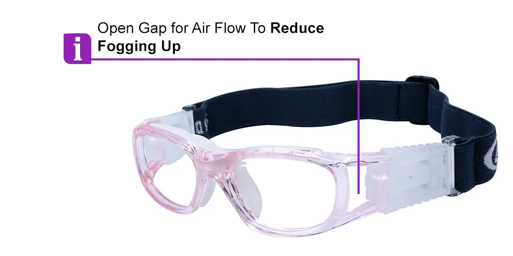 Elias Purple Prescription Sports Goggles For Kids - Soft Gel Padding - Soccer, Football, Basketball, Baseball - Image 6