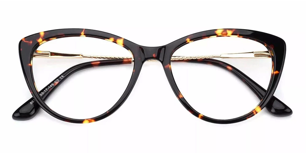 Aberdeen Cat Eye Prescription Glasses - Handmade Acetate - Tortoise