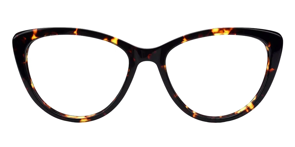 Aberdeen Cat Eye Prescription Glasses - Handmade Acetate - Tortoise - Image 5