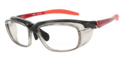 Fusion Cascade Prescription Safety Glasses Black Red