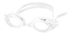 Pismo Prescription Swimming Goggle - Clear Swimming Glasses - Nose Clip, Ear Plugs And Watertight Case Included