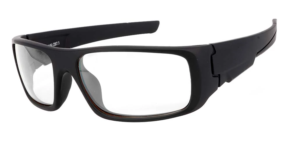 Fusion Amarillo Prescription Safety Glasses Black -- ANSI Z87.1 Rated