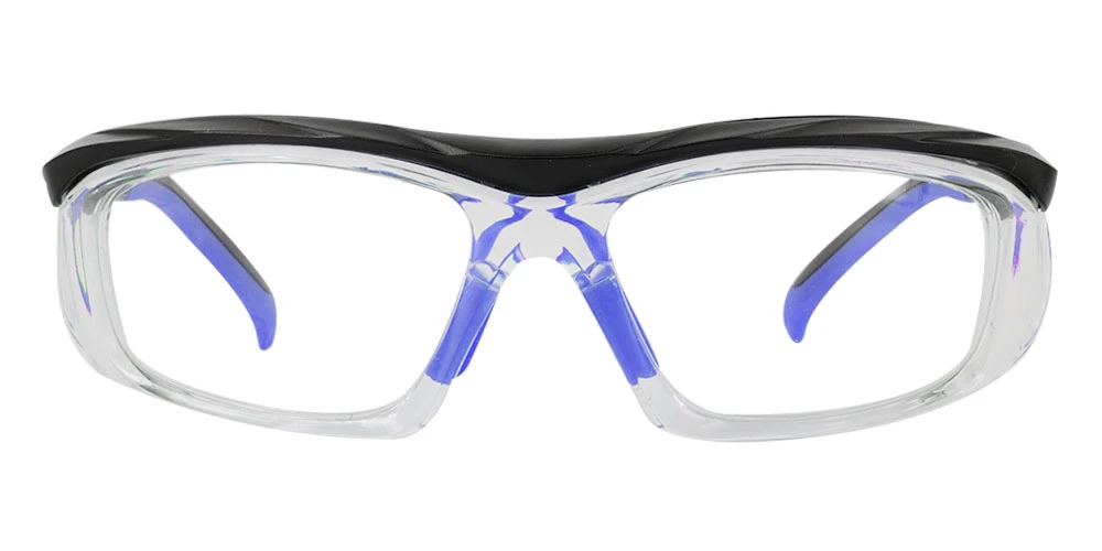 Fusion Plano Prescription Safety Glasses Blue - ANSI Z87.1 Certified Stamped - Image 11