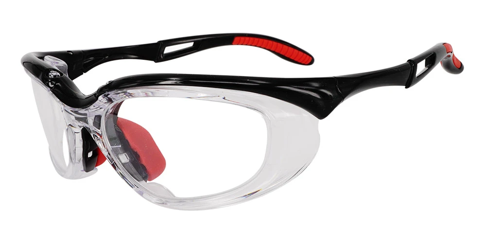 Fusion Toledo Prescription Safety Glasses Black - ANSI Z87.1 Certified Stamped