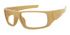 Fusion Amarillo Prescription Safety Glasses Almond -- ANSI Z87.1 Rated