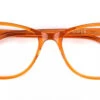 Tyler Cat Eye Prescription Glasses - Handmade Acetate - Orange