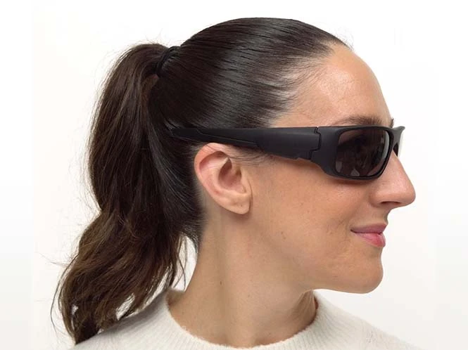 Amarillo Rx Sports Sunglasses Black - ANSI Z87.1 Certified - Image 2