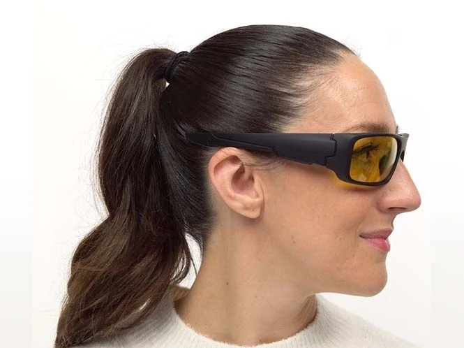 Amarillo Rx Sports Sunglasses Black - ANSI Z87.1 Certified - Image 3