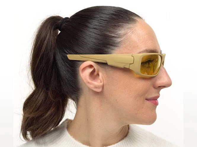 Fusion Amarillo Prescription Safety Glasses Almond -- ANSI Z87.1 Rated - Image 5