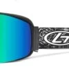 Matrix Anvik Prescription Ski And Snowboard Goggles Green - Dual Layer Anti Fog Lenses - Impact Resistance And UV Blocking Snow Glasses