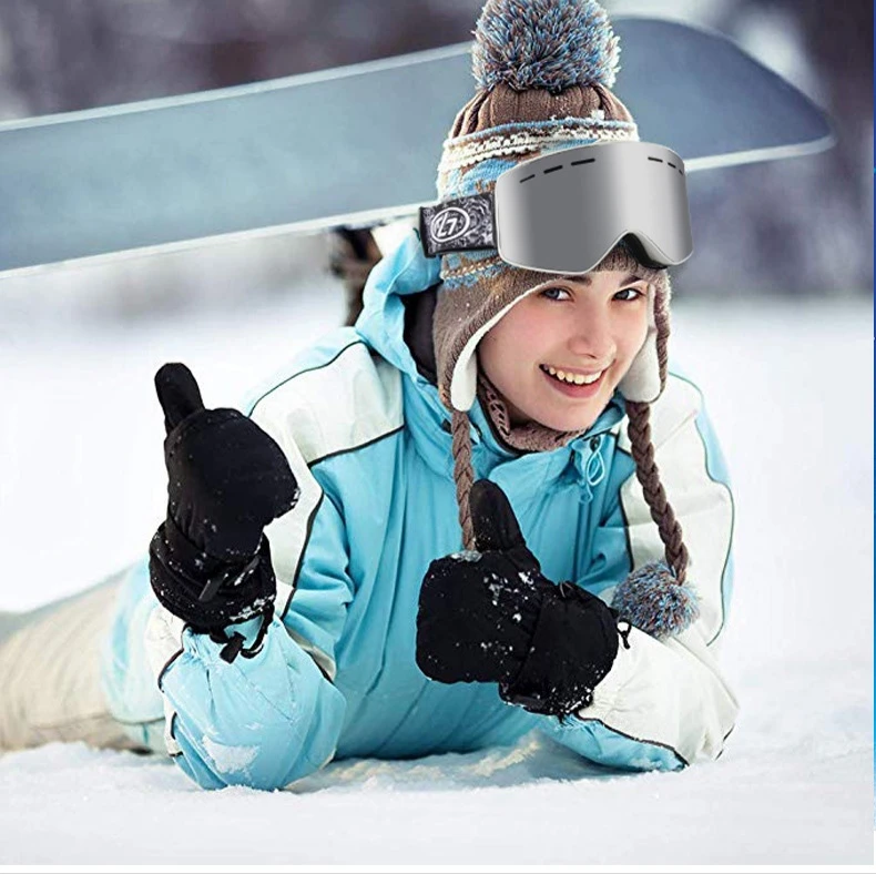 Matrix Anvik Prescription Ski And Snowboard Goggles Green - Dual Layer Anti Fog Lenses - Impact Resistance And UV Blocking Snow Glasses - Image 2