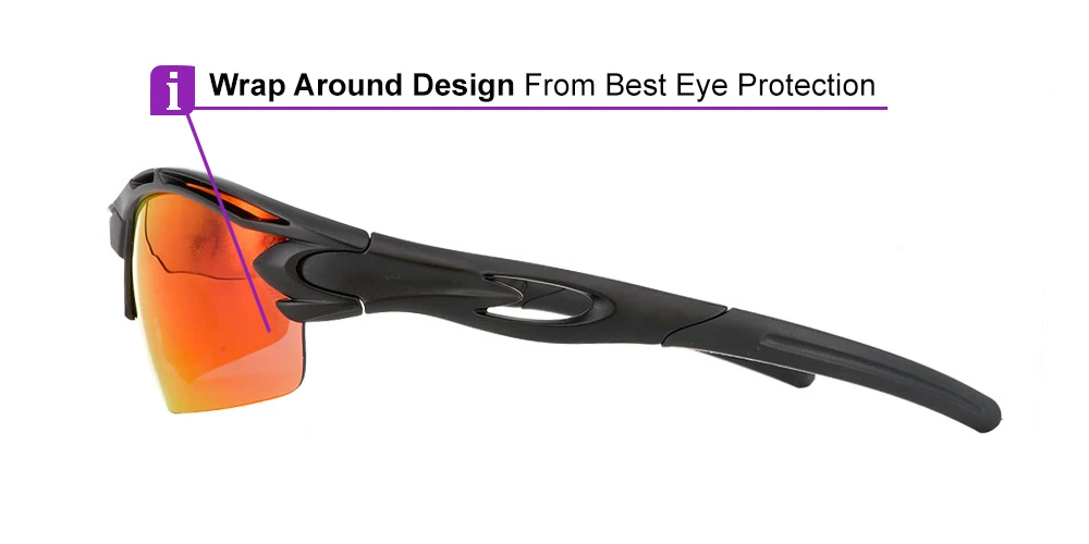 Matrix Bayshore Prescription Fashion Safety Sports Sunglasses - Rx Sports And Safety Glasses For Cycling, Jogging Or Racquet Sports - Image 7