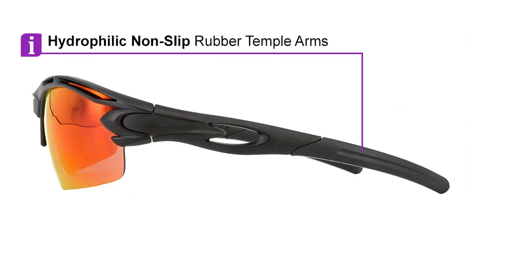 Matrix Bayshore Prescription Fashion Safety Sports Sunglasses - Rx Sports And Safety Glasses For Cycling, Jogging Or Racquet Sports - Image 9