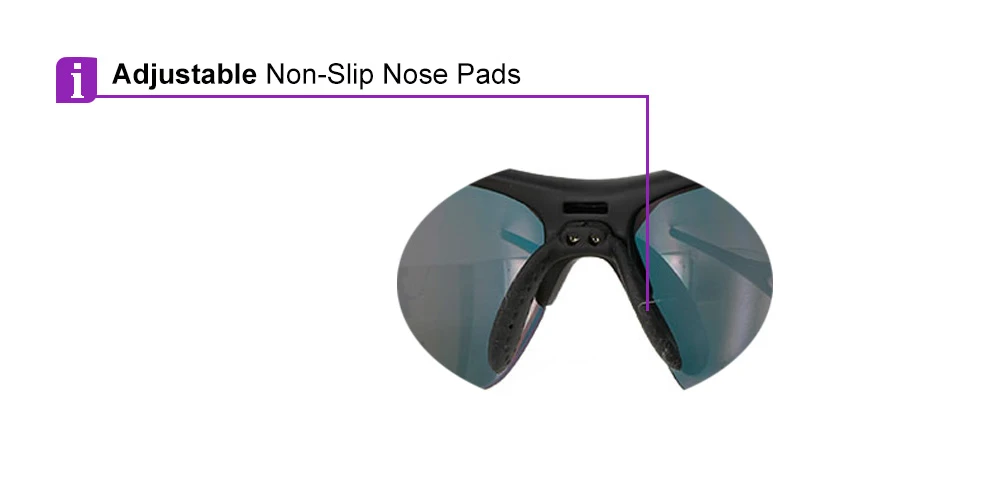 Matrix Bayshore Prescription Fashion Safety Sports Sunglasses - Rx Sports And Safety Glasses For Cycling, Jogging Or Racquet Sports - Image 8