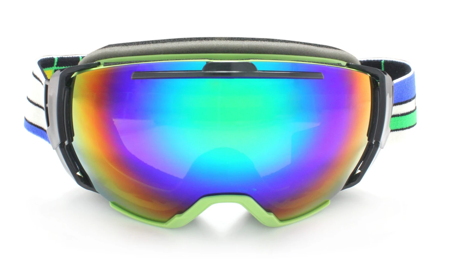 Fusion Keystone Prescription Ski And Snowboard Goggles Matte Green - Dual Layer Anti Fog Lenses - Impact Resistance And UV Blocking Lenses - Image 2