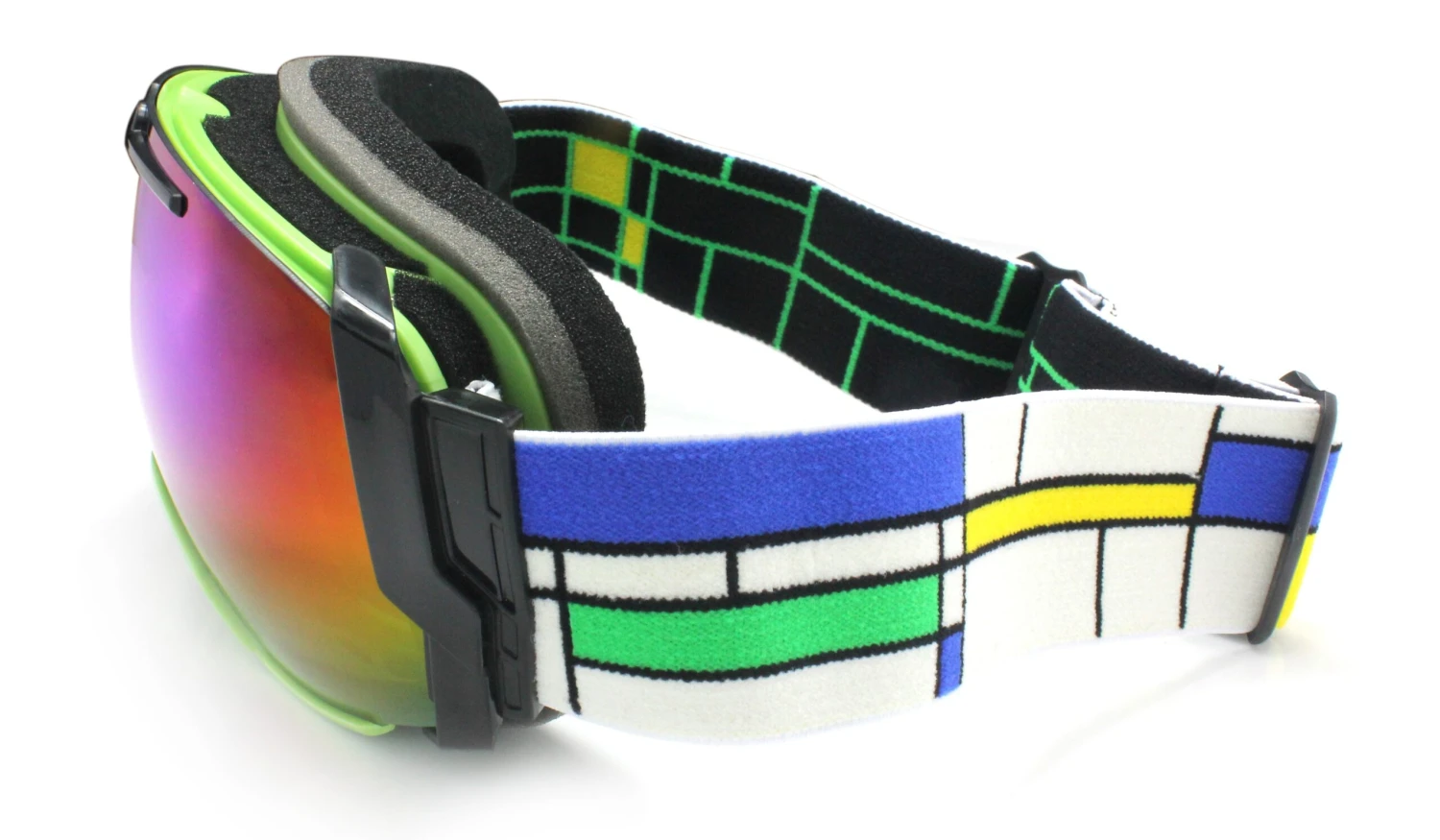 Fusion Keystone Prescription Ski And Snowboard Goggles Matte Green - Dual Layer Anti Fog Lenses - Impact Resistance And UV Blocking Lenses - Image 3