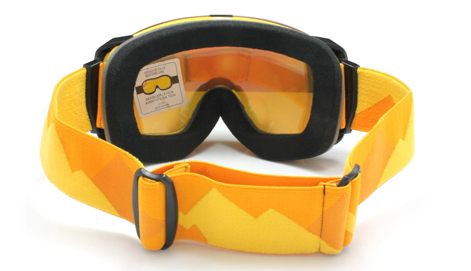 Fusion Keystone Prescription Ski And Snowboard Goggles Matte Yellow - Dual Layer Anti Fog Lenses - Impact Resistance And UV Blocking Lenses - Image 4