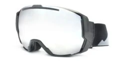 Fusion Keystone Prescription Ski And Snowboard Goggles Silver - Dual Layer Anti Fog Lenses - Impact Resistance And UV Blocking Lenses