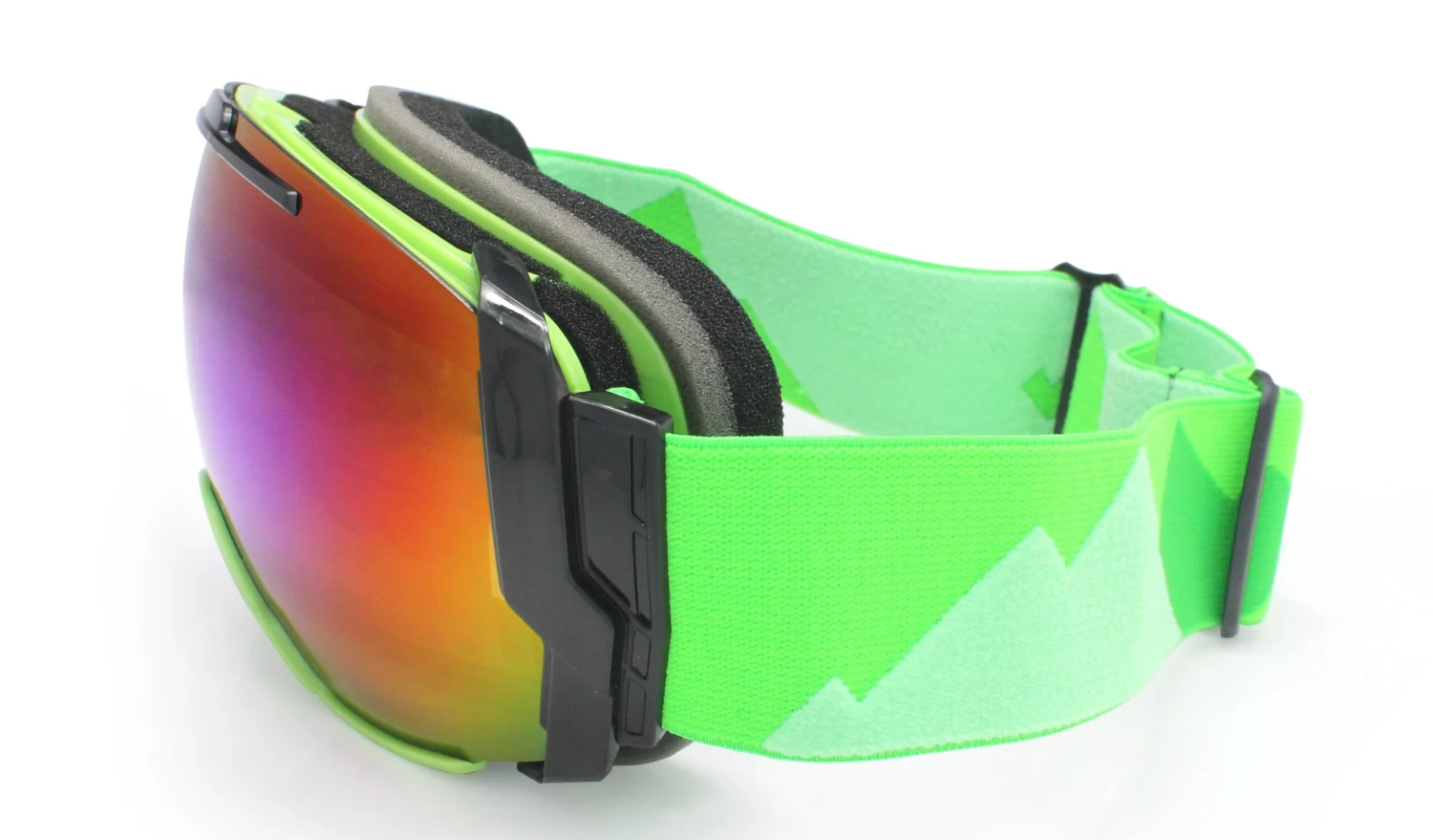 Fusion Keystone Prescription Ski And Snowboard Goggles Green - Dual Layer Anti Fog Lenses - Impact Resistance And UV Blocking Lenses - Image 3