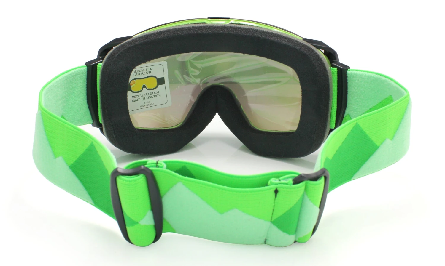 Fusion Keystone Prescription Ski And Snowboard Goggles Green - Dual Layer Anti Fog Lenses - Impact Resistance And UV Blocking Lenses - Image 4