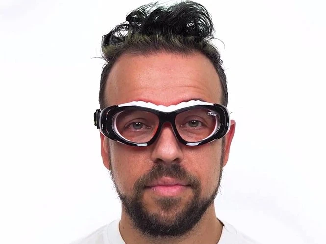 Arcadia Prescription Sports & Motorcycle Goggles -- Soft Foam Padded And Sealed - Image 2