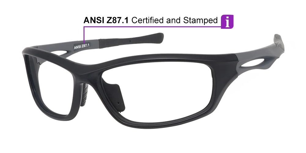 Matrix Glenwood Prescription Safety Glasses -- ANSI Z87.1 Certified -- Spring Hinge - Image 5