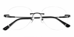 Bellevue Rimless Prescription Glasses Black