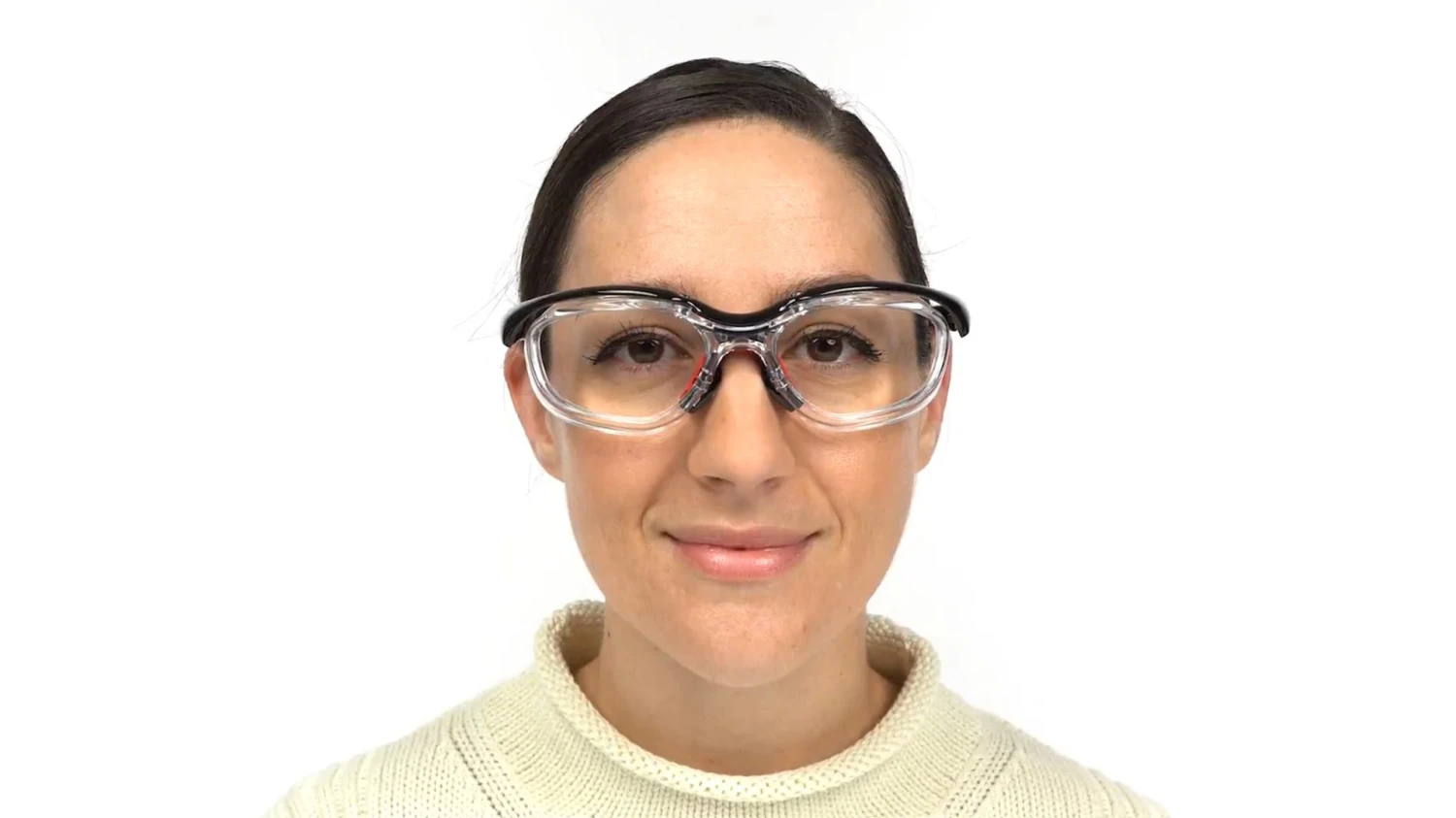 Fusion Toledo Prescription Safety Glasses Black - ANSI Z87.1 Certified Stamped - Image 2