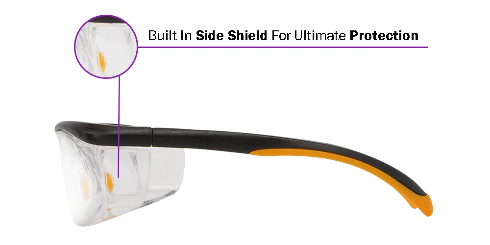 Fusion Rx Safety Goggles W1 -Unisex, Bifocal Safety Glasses 39 Dollar, Semi Rimless, Plastic - Image 4
