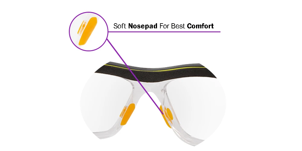 Fusion Rx Safety Goggles W1 -Unisex, Bifocal Safety Glasses 39 Dollar, Semi Rimless, Plastic - Image 7