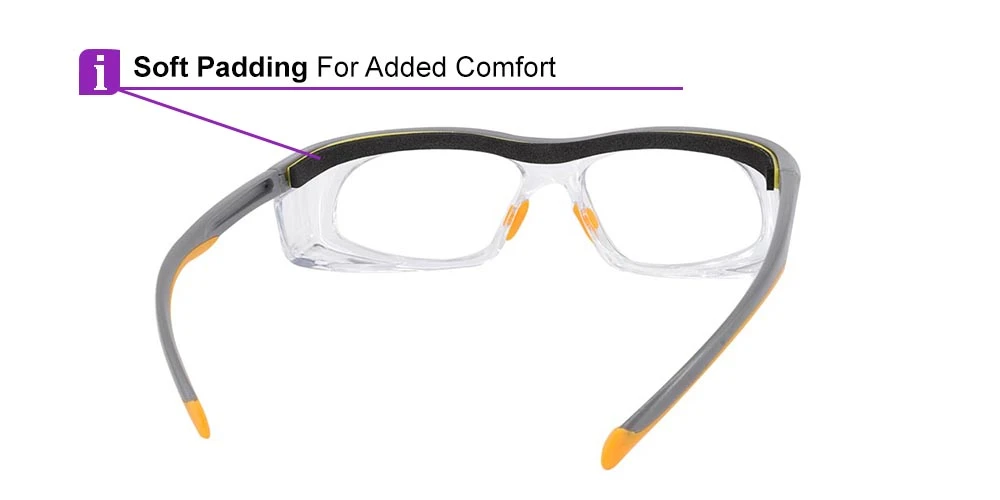 Fusion Rx Safety Goggles W1 -Unisex, Bifocal Safety Glasses 39 Dollar, Semi Rimless, Plastic - Image 5