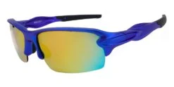 Matrix S713M Prescription Sports Sunglasses Metallic Blue - Running, Cycling Or Baseball Glasses