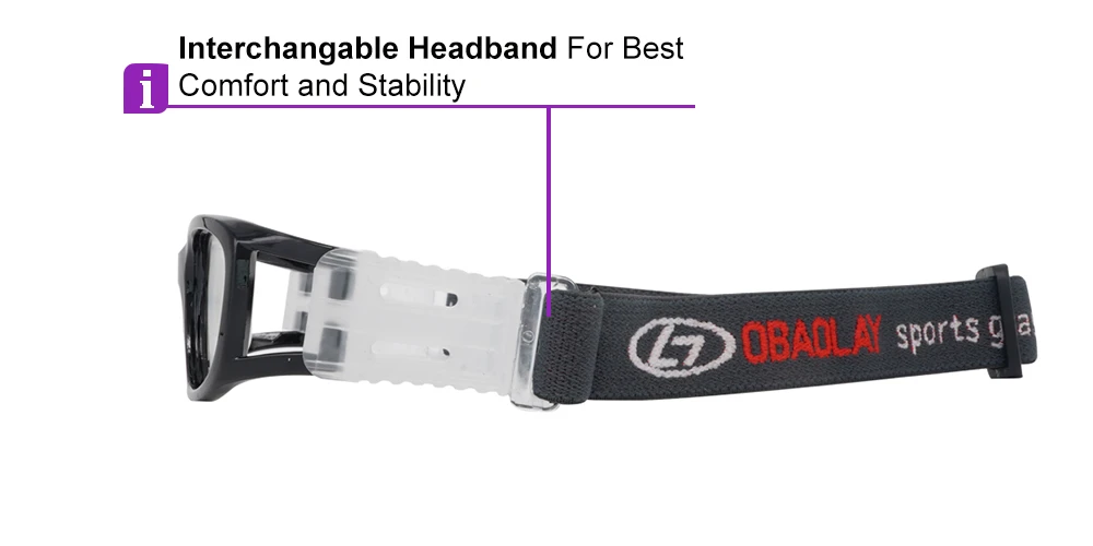 Elias Black Prescription Sports Goggles For Kids - Soft Gel Padding - Soccer, Football, Basketball, Baseball - Image 6