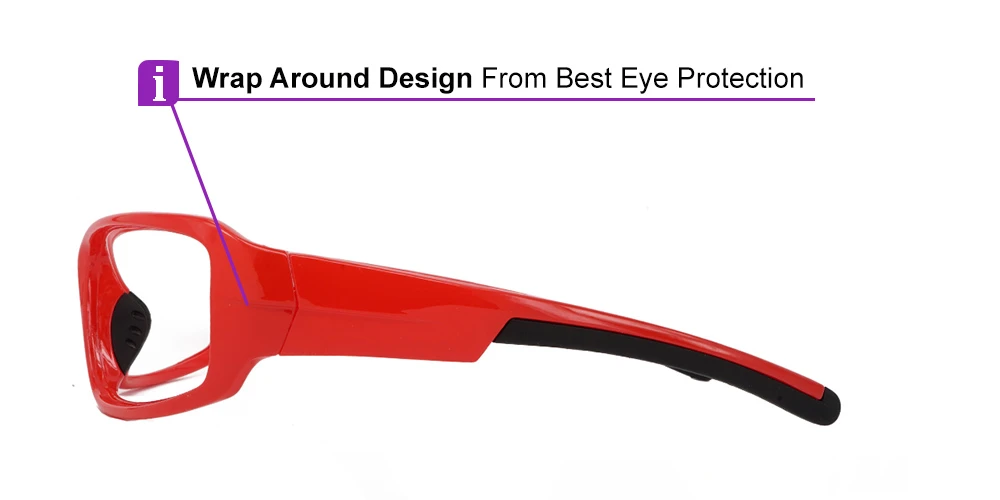 Tacoma Prescription Safety Glasses Red -- ANSI Z87.1 Rated - Image 5