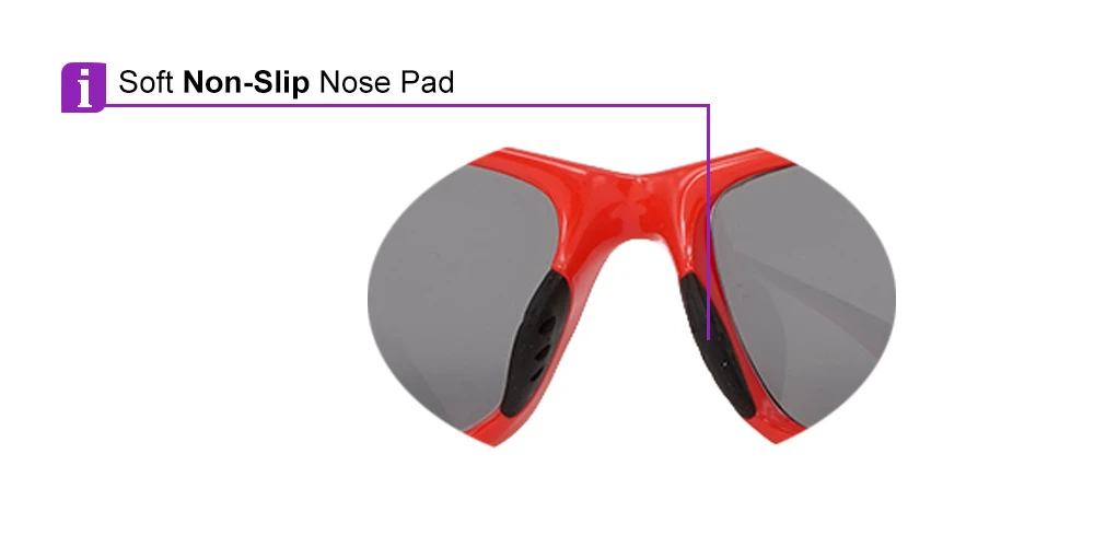 Tacoma Prescription Sports Sunglasses Red -- ANSI Z87.1 Certified - Image 10